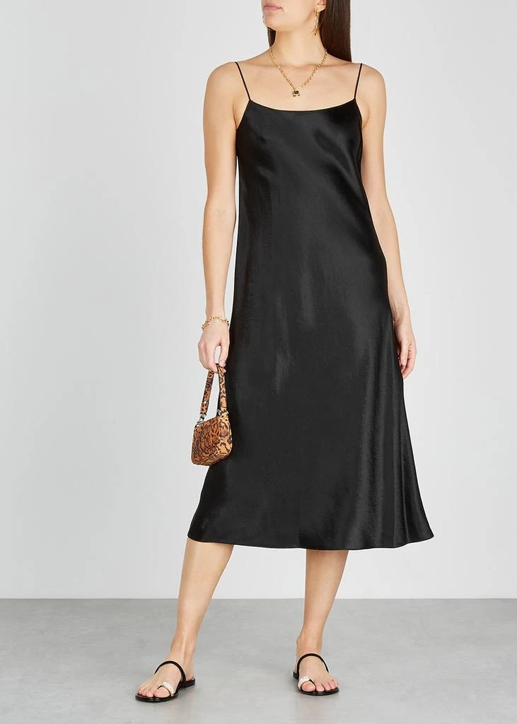 Vince Hammered satin slip dress 4