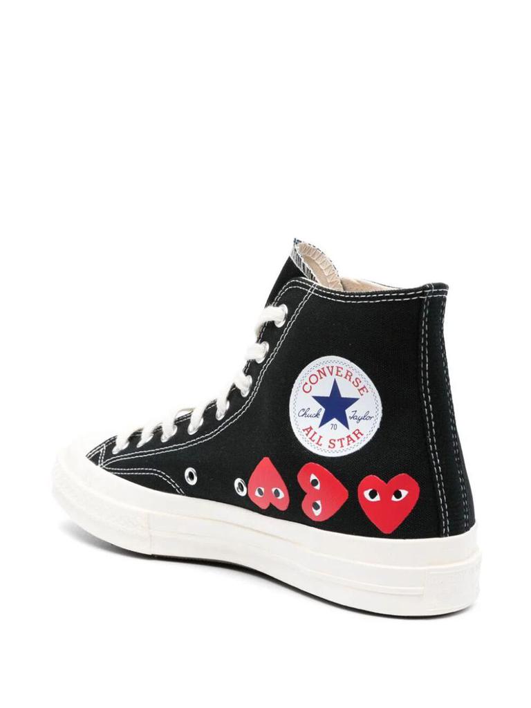 Comme des Garcons Comme Des Garçons Play X Converse Chuck Taylor Multicolor Tall Shoes