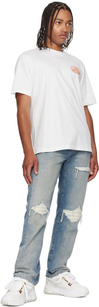 Shop White Metallic MA-1 Sneakers on Sale at BeyondStyle