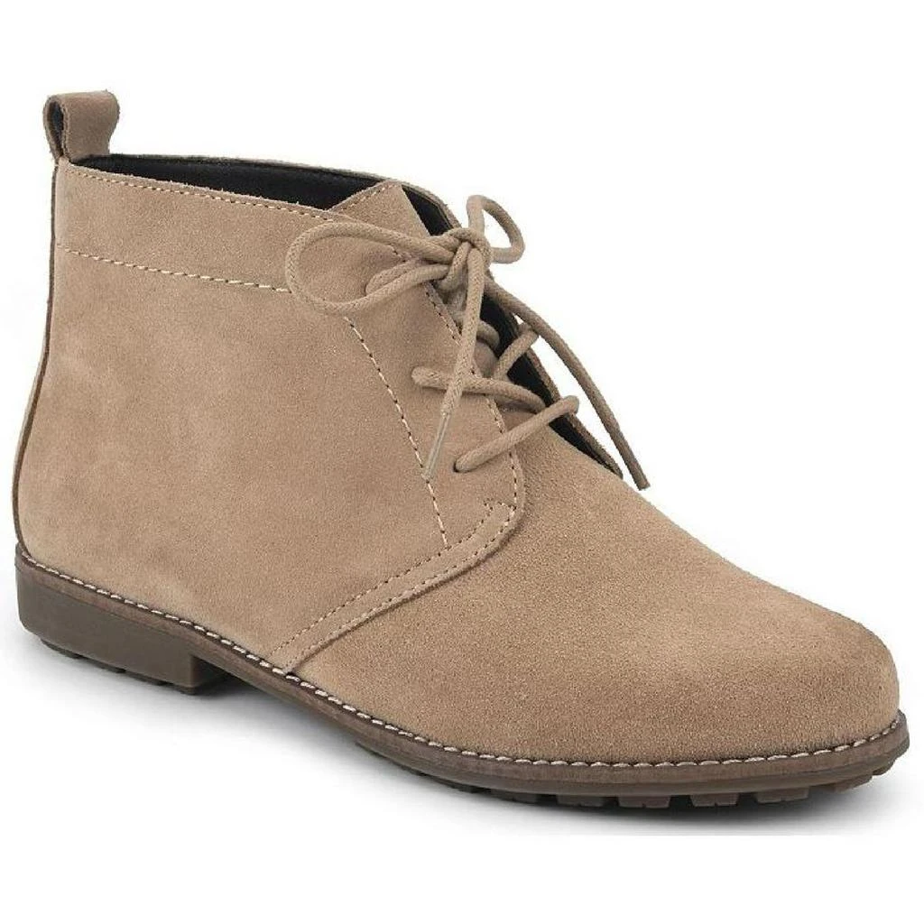 White Mountain White Mountain Womens Auburn Suede Ankle Boots 1