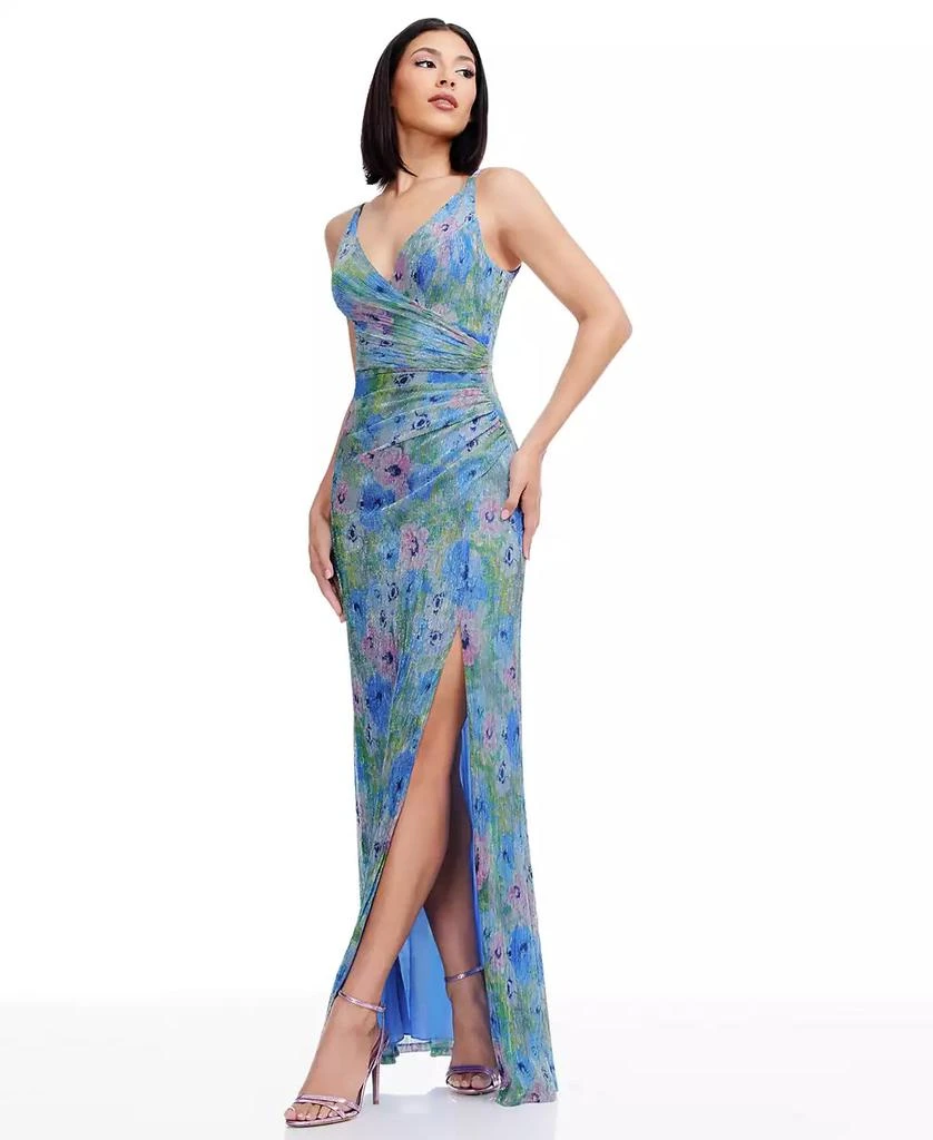 Dress The Population Women's Jordan Plisse-Knit Bodycon Dress 3