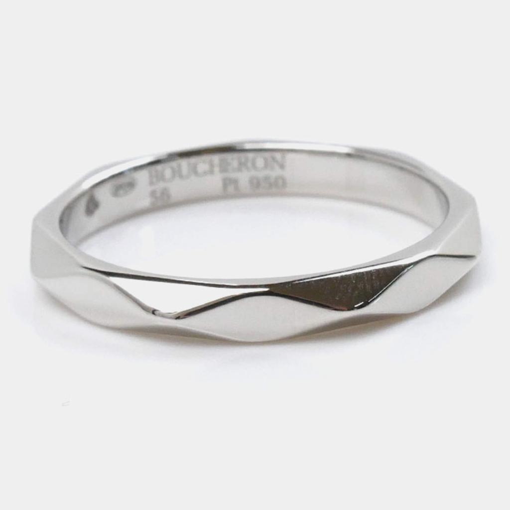 Boucheron Boucheron Platinum Facette Ring EU 56