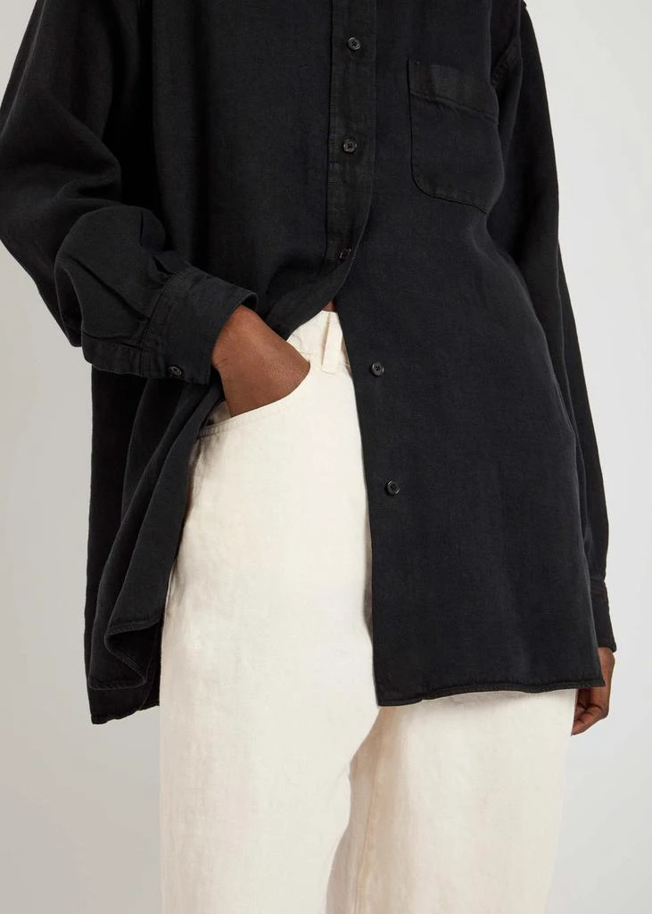 The Row Eglitta straight-leg linen jeans 5