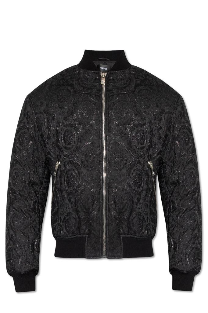 Versace Baroque Cloquet Zipped Bomber Jacket – On Sale Now with Up