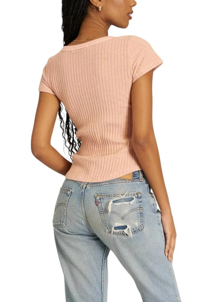 Project Social T Project Social T - Julie Scoop Neck Sweater Rib Tee Top 3