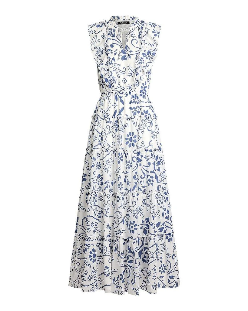 Ralph Lauren Floral Cotton Voile Tiered Maxi Dress 5