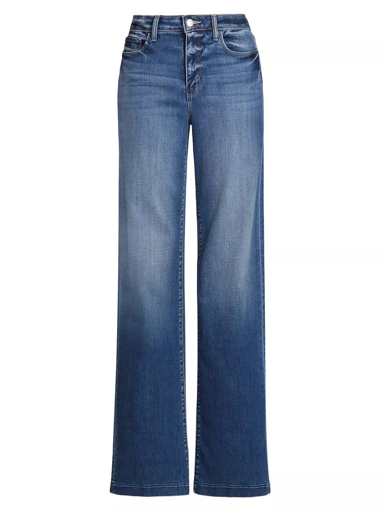 L'Agence Clayton High-Rise Wide-Leg Jeans 1