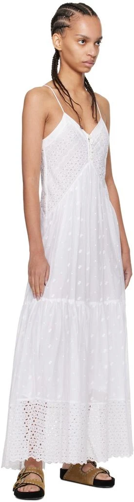 Isabel Marant White Sabba Maxi Dress 4