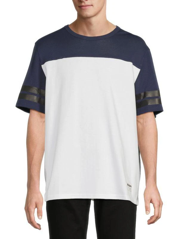 McQueen Colorblocked Cotton T-Shirt 1
