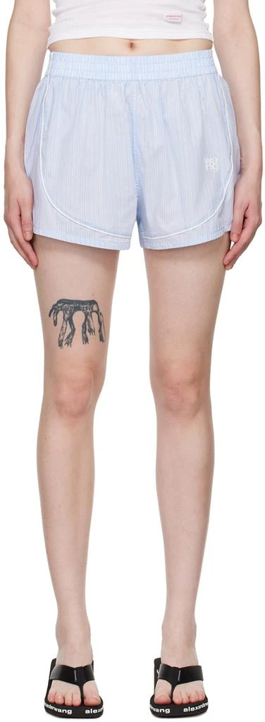 Alexander Wang Blue Track Shorts 1