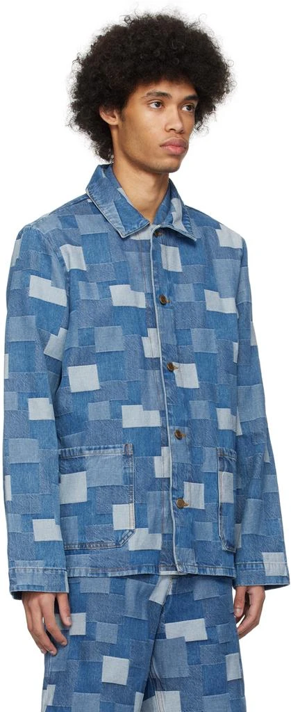 A.P.C. Blue Kerlouan Denim Jacket 2