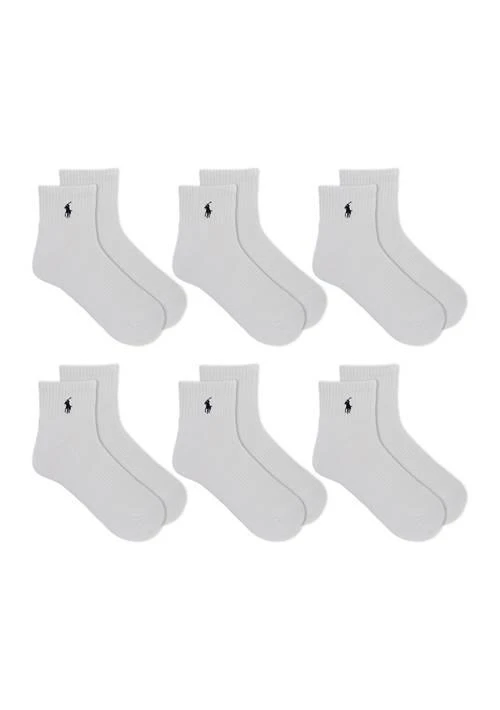 Ralph Lauren Ralph Lauren Ribbed Quarter Socks 6 Pack 1