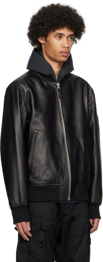 Mackage Black Easton Reversible Leather Jacket 2