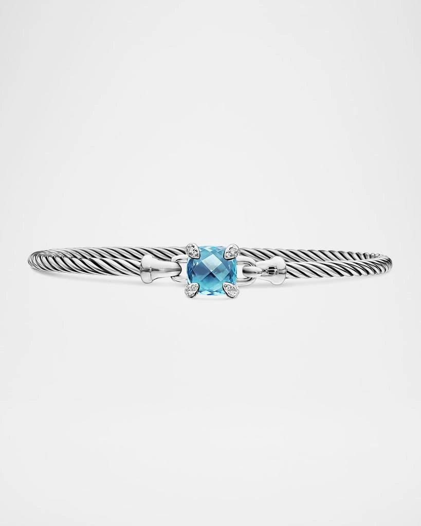 David Yurman Chatelaine Pave Prong Bracelet with Stone 1