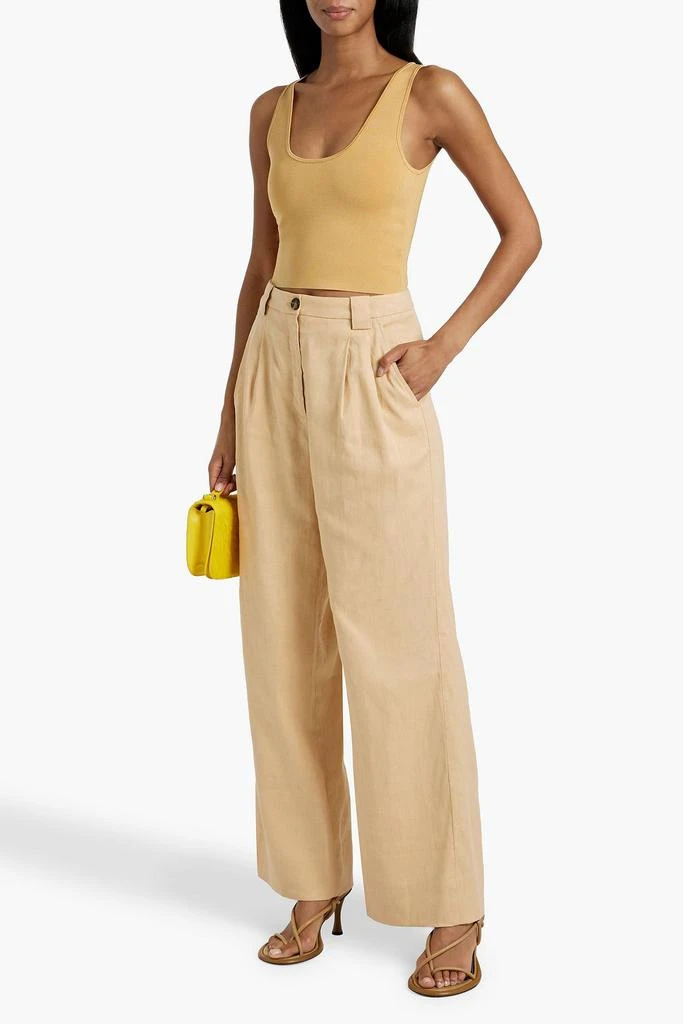 A.L.C. Tommy linen-blend wide-leg pants 2