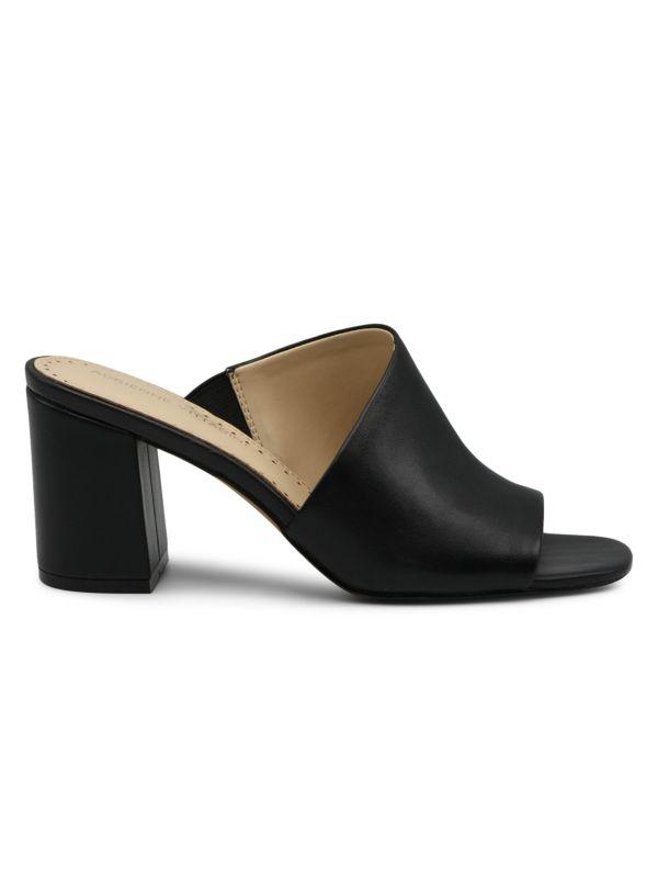 Adrienne Vittadini Albi Block Heel Mules