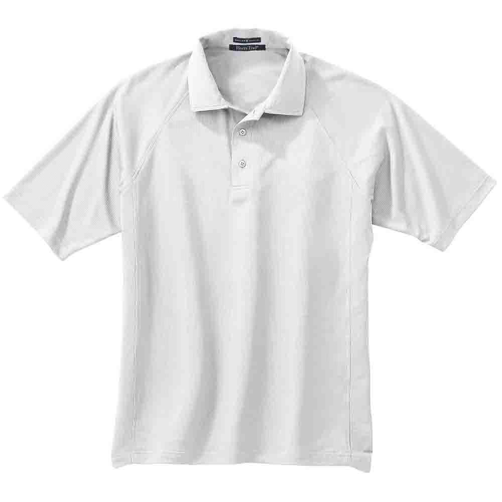 River's End UPF 30+ Solid Short Sleeve Polo Shirt