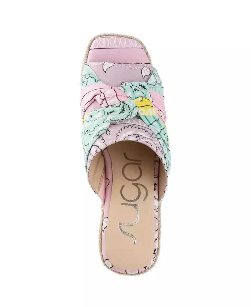 Sugar Women's Harlem Wedge Sandals 4