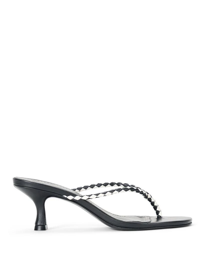 Staud Women's Freja Thong Kitten Heel Sandals 2
