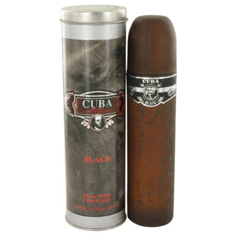 cuba 2PCS Combo Black Eau De Toilette Men's Cologne 3.4 Oz