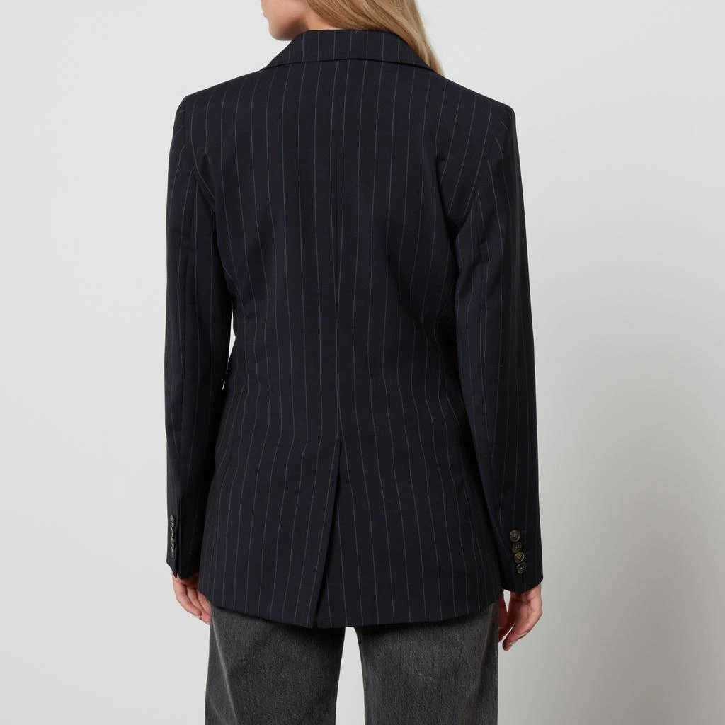 Max Mara Mora Pinstriped Woven Blazer 2