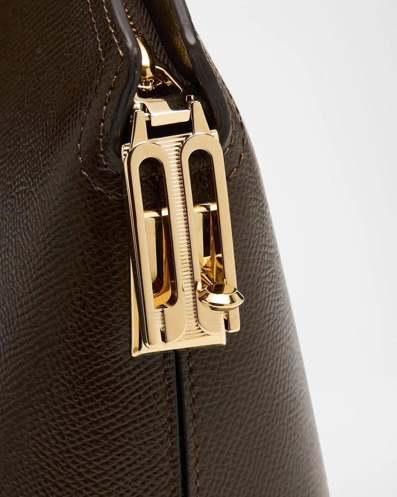 Victoria Beckham The Victoria Zip Leather Clutch Bag 6