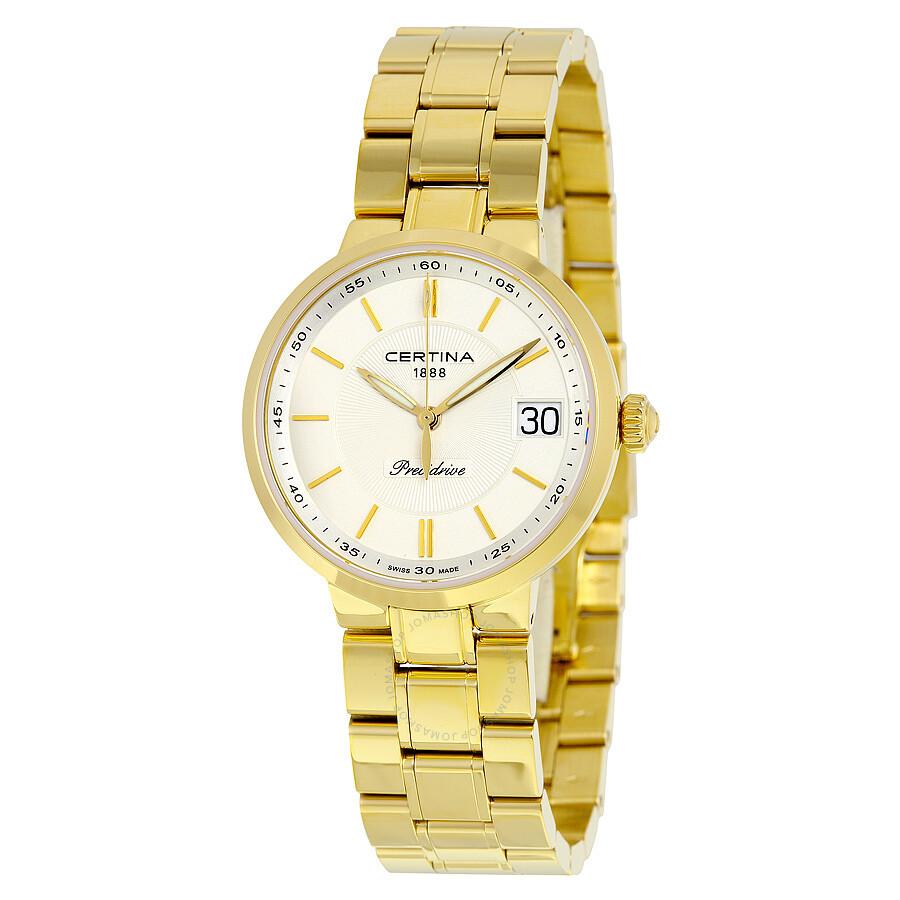 Certina DS Stella Quartz Mother of Pearl Dial Ladies Watch C0312103303100