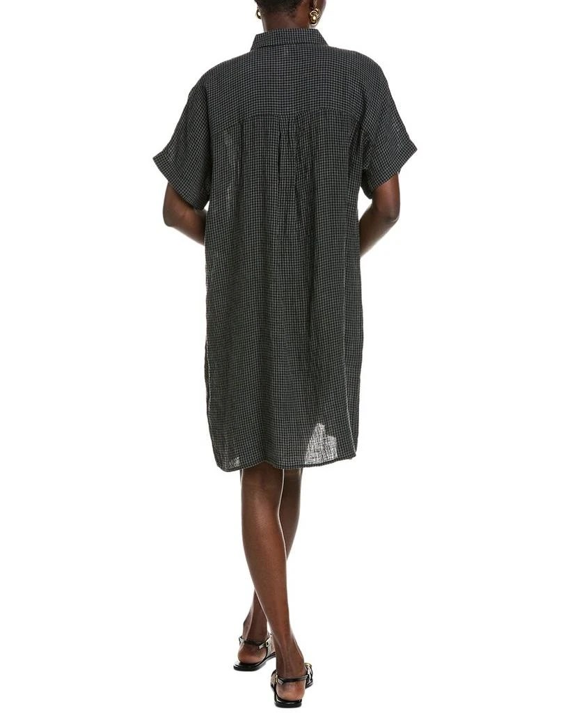 Eileen Fisher EILEEN FISHER Gingham Linen Shirtdress 2