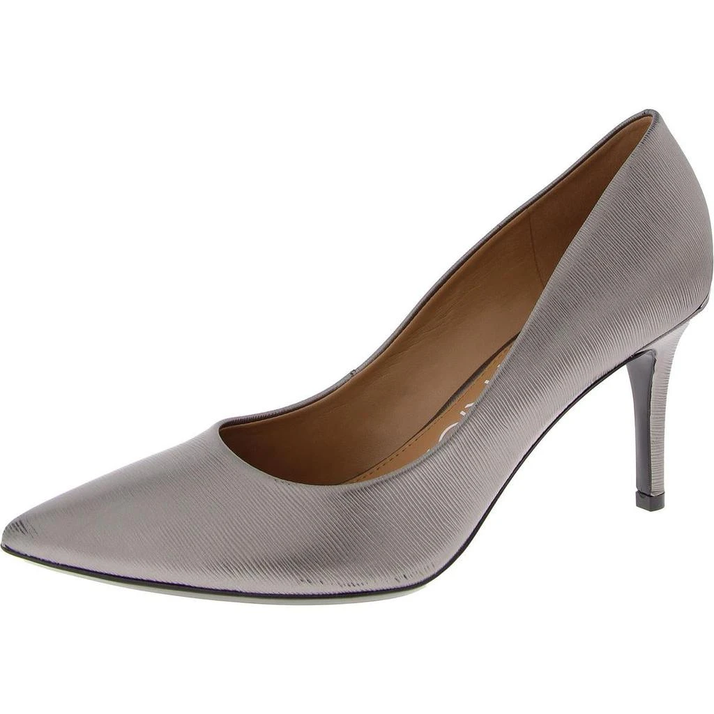 Calvin Klein Gayle Womens Leather Pointed Toe Heels 27