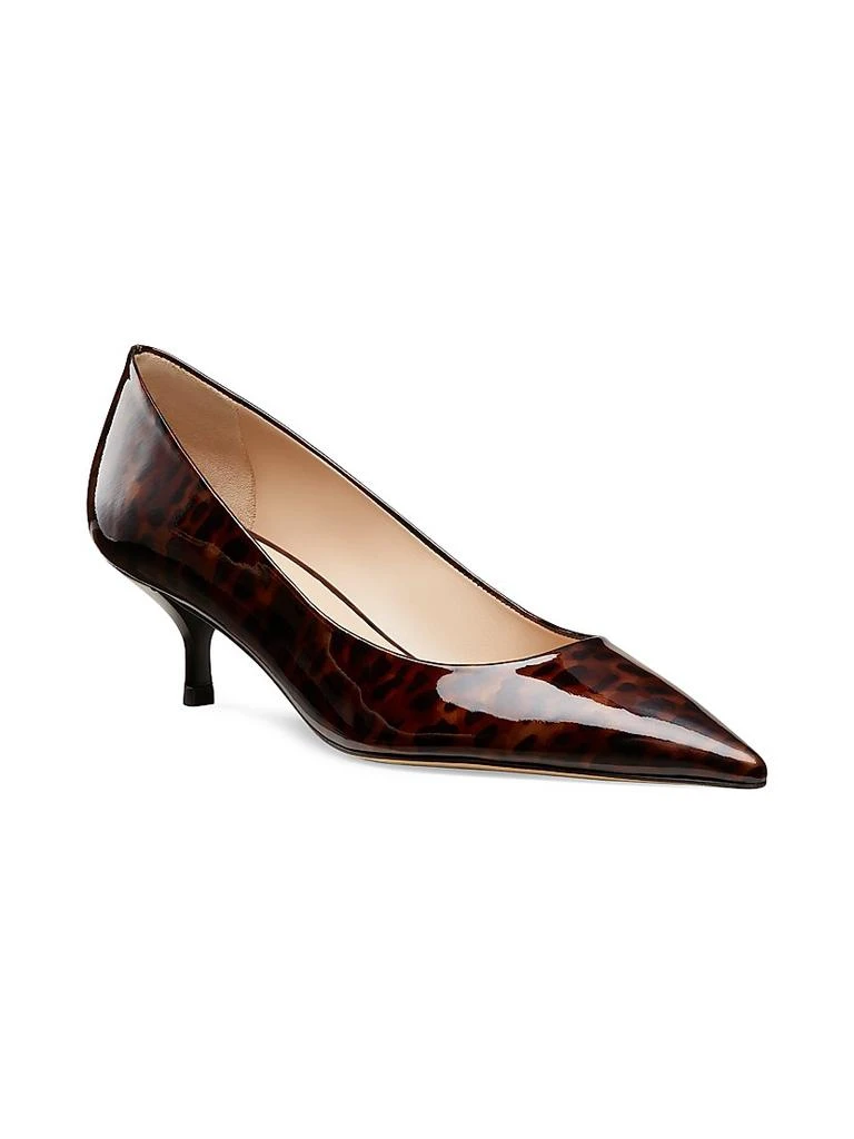 Stuart Weitzman Stuart Power 50MM Gloss Tortoise Pumps 2