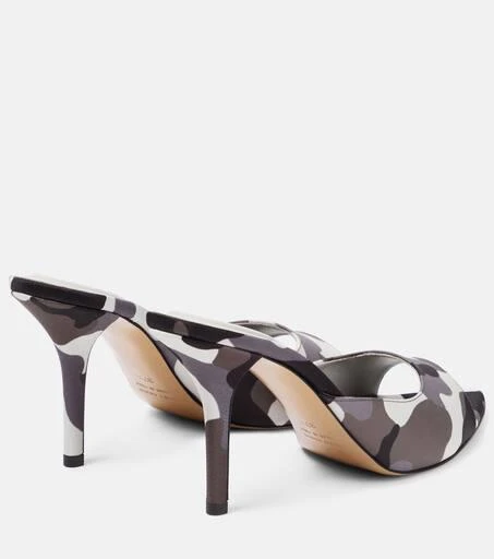GIA BORGHINI Perni 04 Uni camouflage mules 3