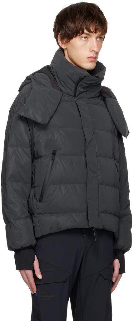 TEMPLA Black Reflective Down Jacket