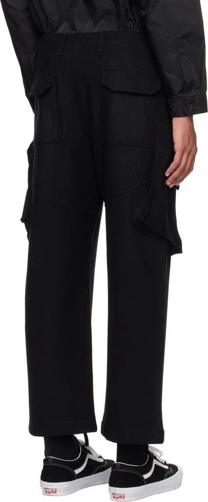 SOPHNET. Black Gusset Cargo Pants 3