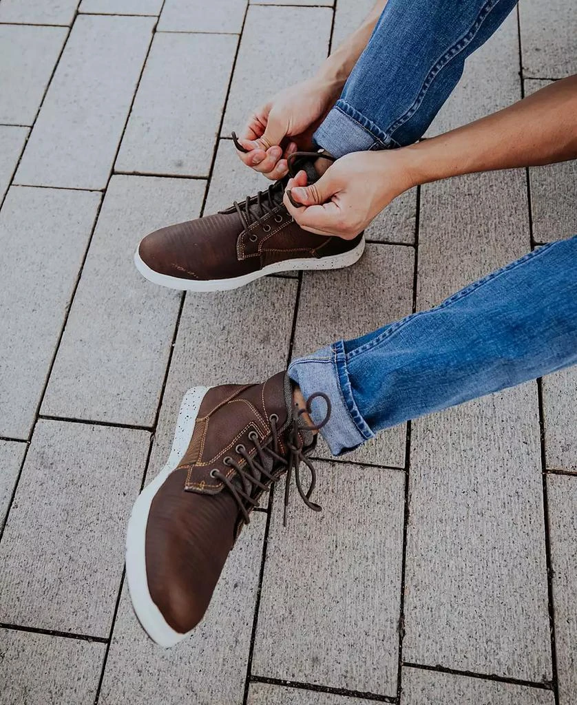 Territory Men's Magnus Casual Leather Sneaker Boots 6