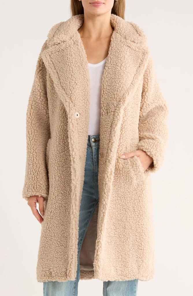 Lucky Brand Missy Faux Shearling Coat 3