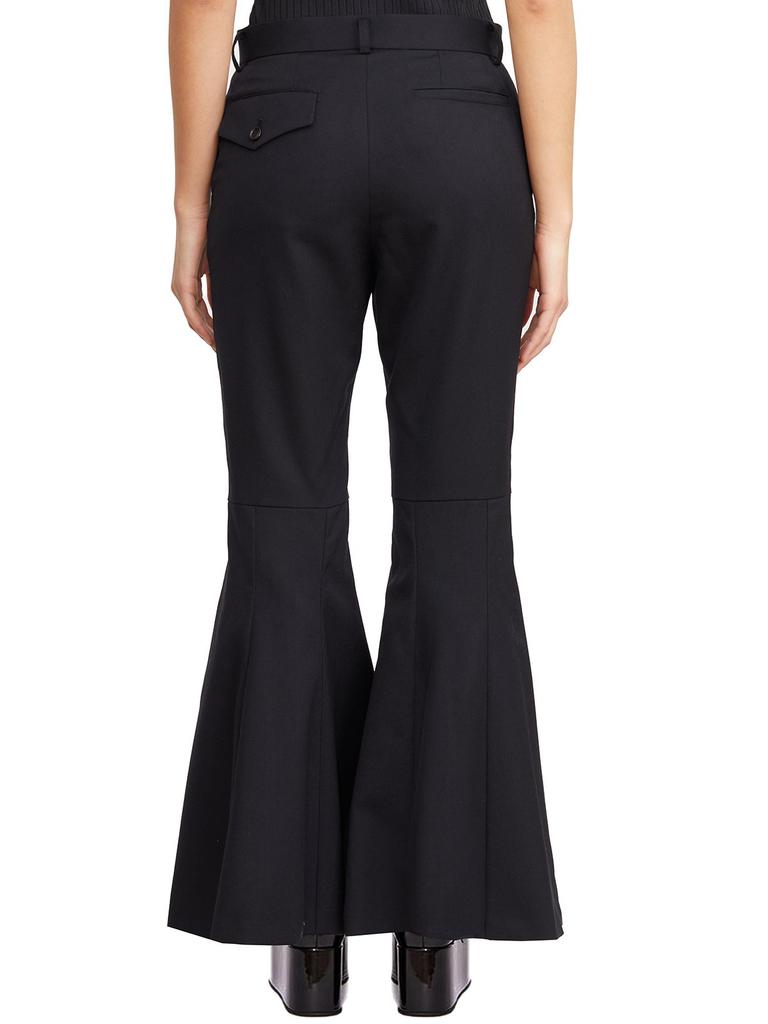Noir Kei Ninomiya Noir Kei Ninomiya High-Waist Flared Trousers