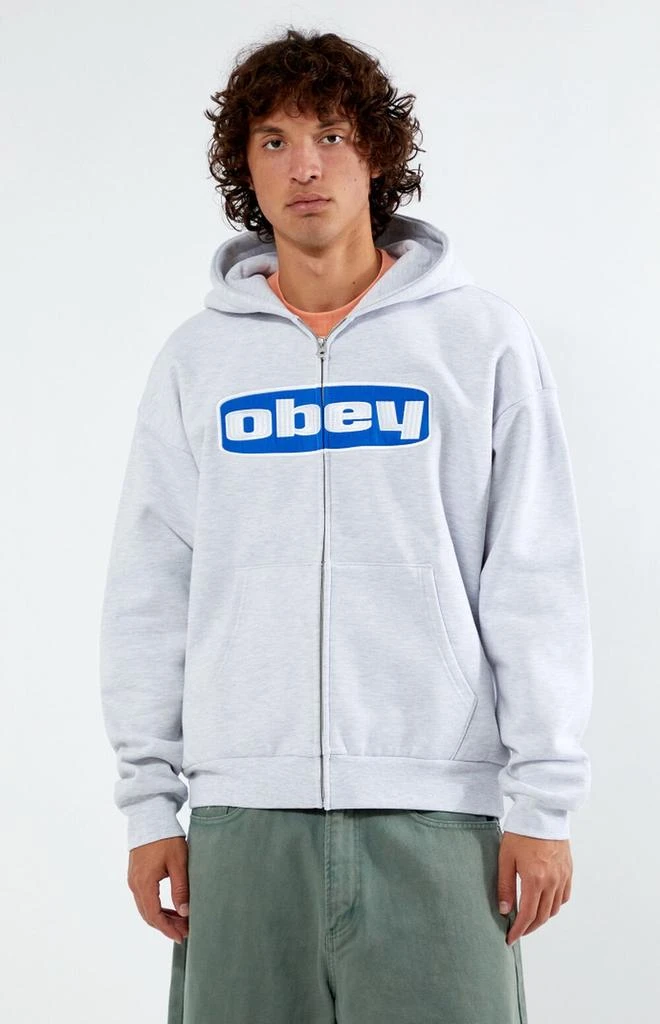 Obey Boxed In Extra Heavyweight Zip Hoodie 1