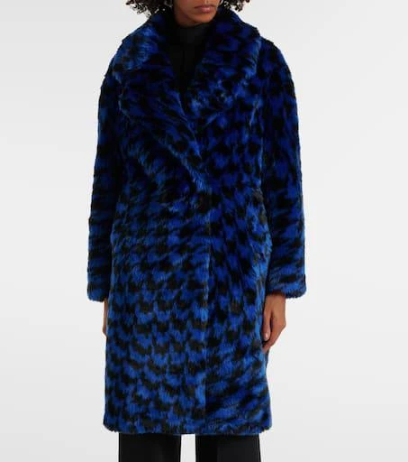 Diane von Furstenberg Printed faux fur coat 5
