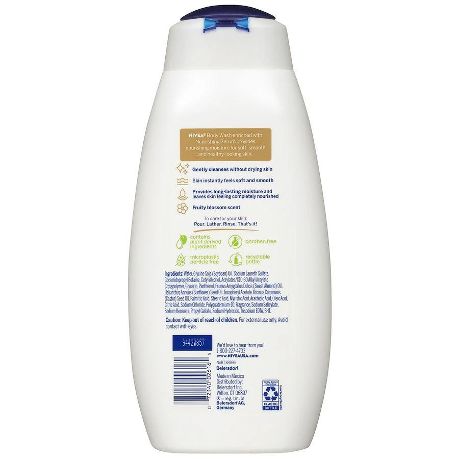 Nivea Nourishing Body Wash with Nourishing Serum Botanical Blossom 2