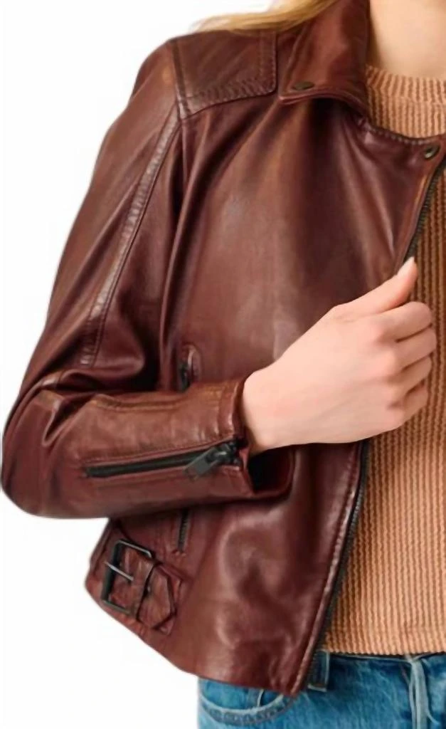 MAURITIUS Mauritius - Bita Regular Fit Leather Jacket 3