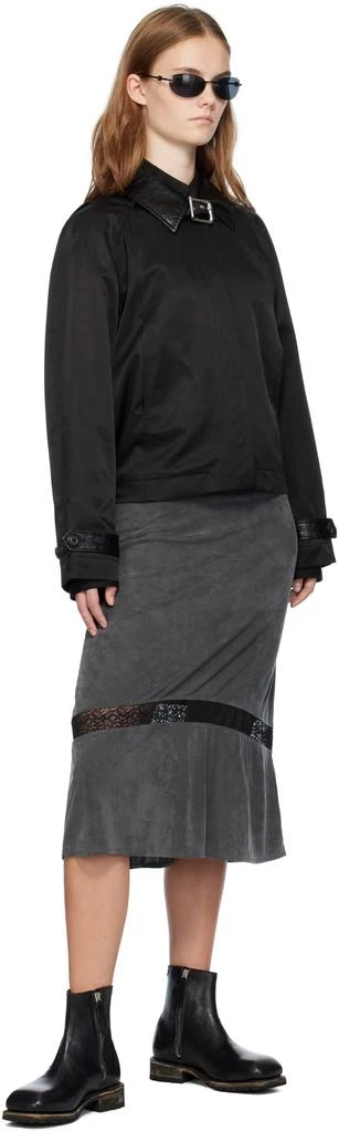Our Legacy Gray Ballon Midi Skirt 4