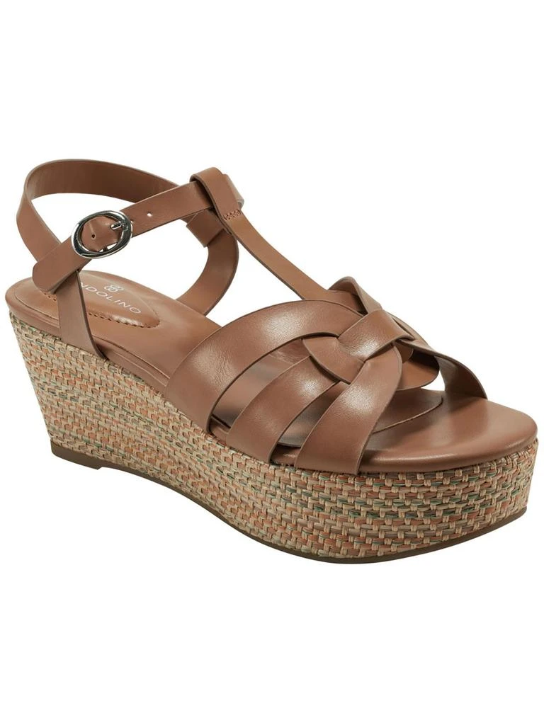 Bandolino Kayden 3 Womens Metallic Wedge Platform Sandals 5