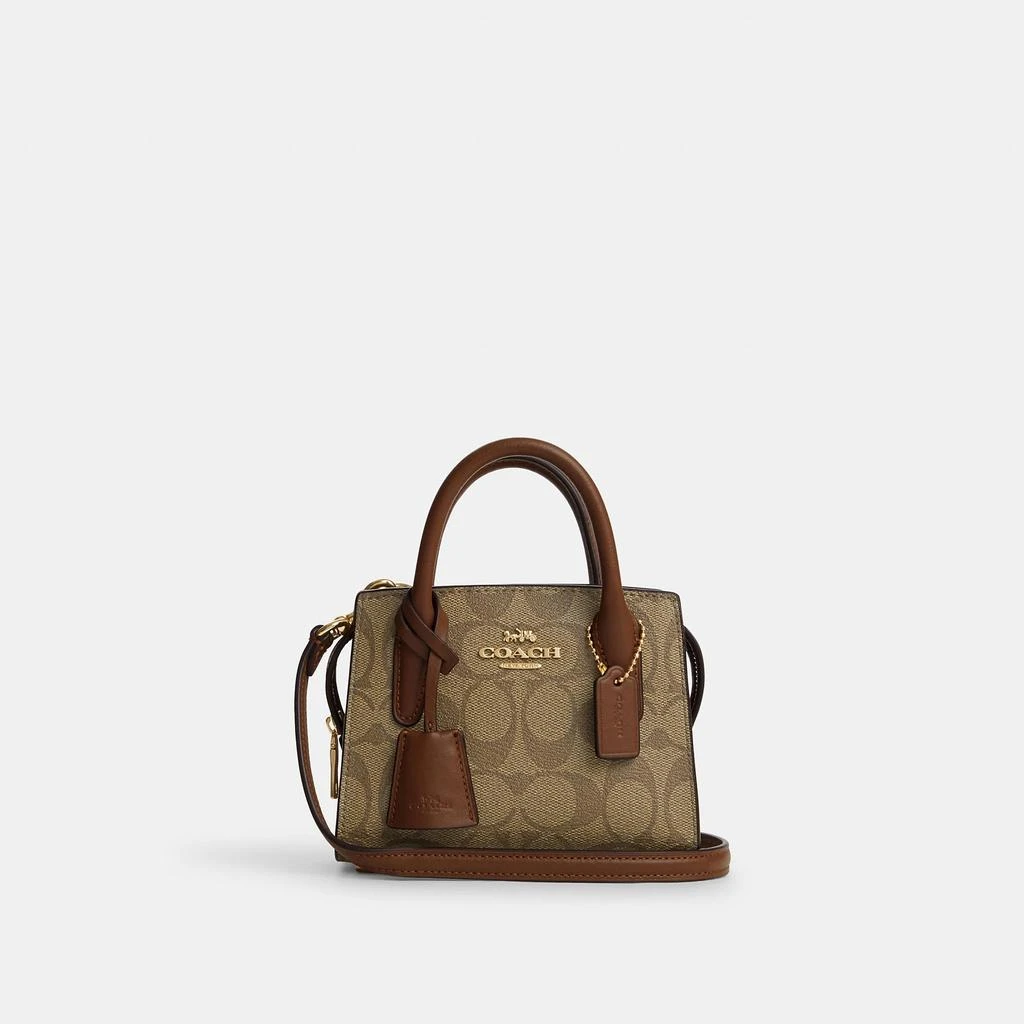 Coach Outlet Coach Outlet Andrea Mini Carryall In Signature Canvas 1