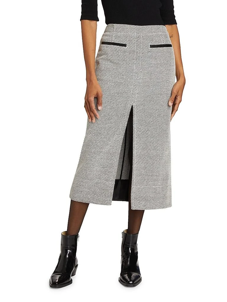 Proenza Schouler Lennon Soft Twill Midi-Skirt 3