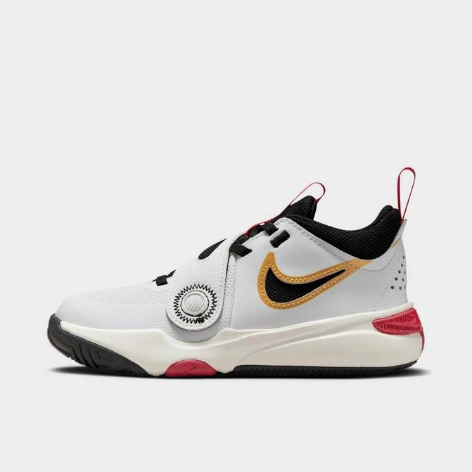 NIKE Little Kids' Nike Team Hustle D 11 Stretch Lace Basketball Shoes 1