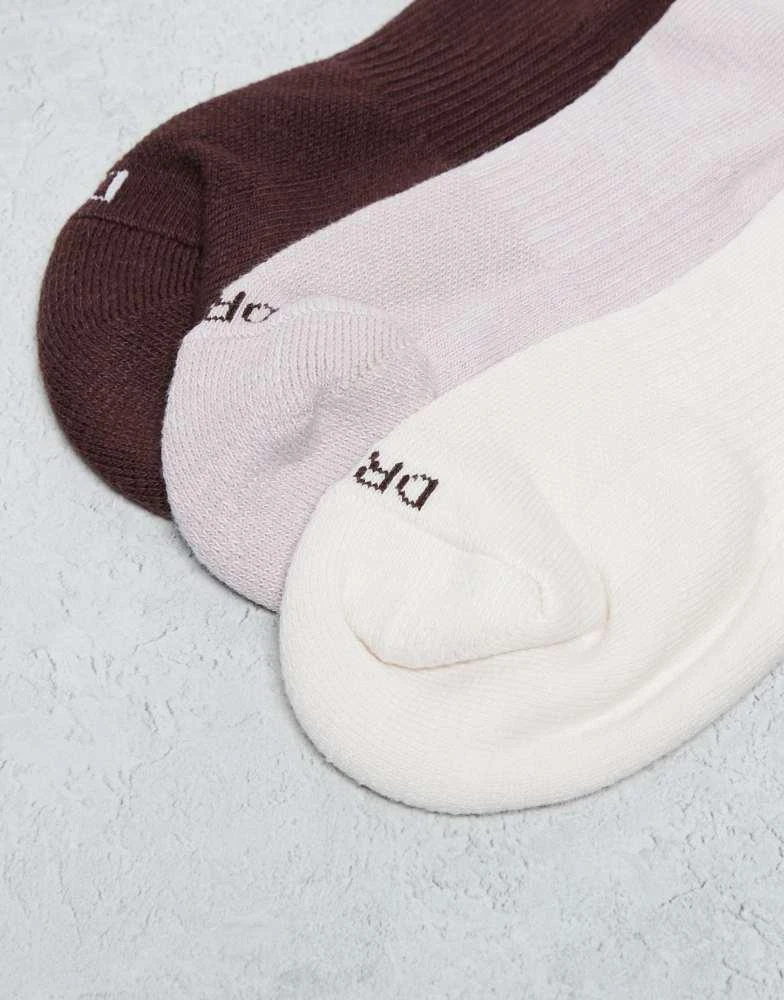 NIKE Nike Everyday Plus Cushioned 3 pack crew socks in burgundy 3