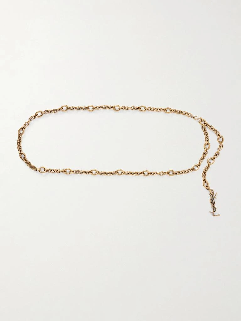 Yves Saint Laurent Gold-tone Chain Belt