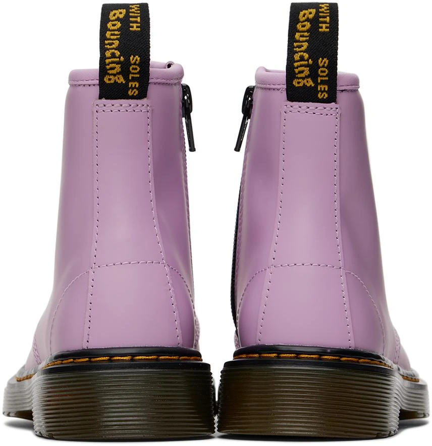 Dr. Martens Kids Purple 1460 Romario Big Kids Boots 2