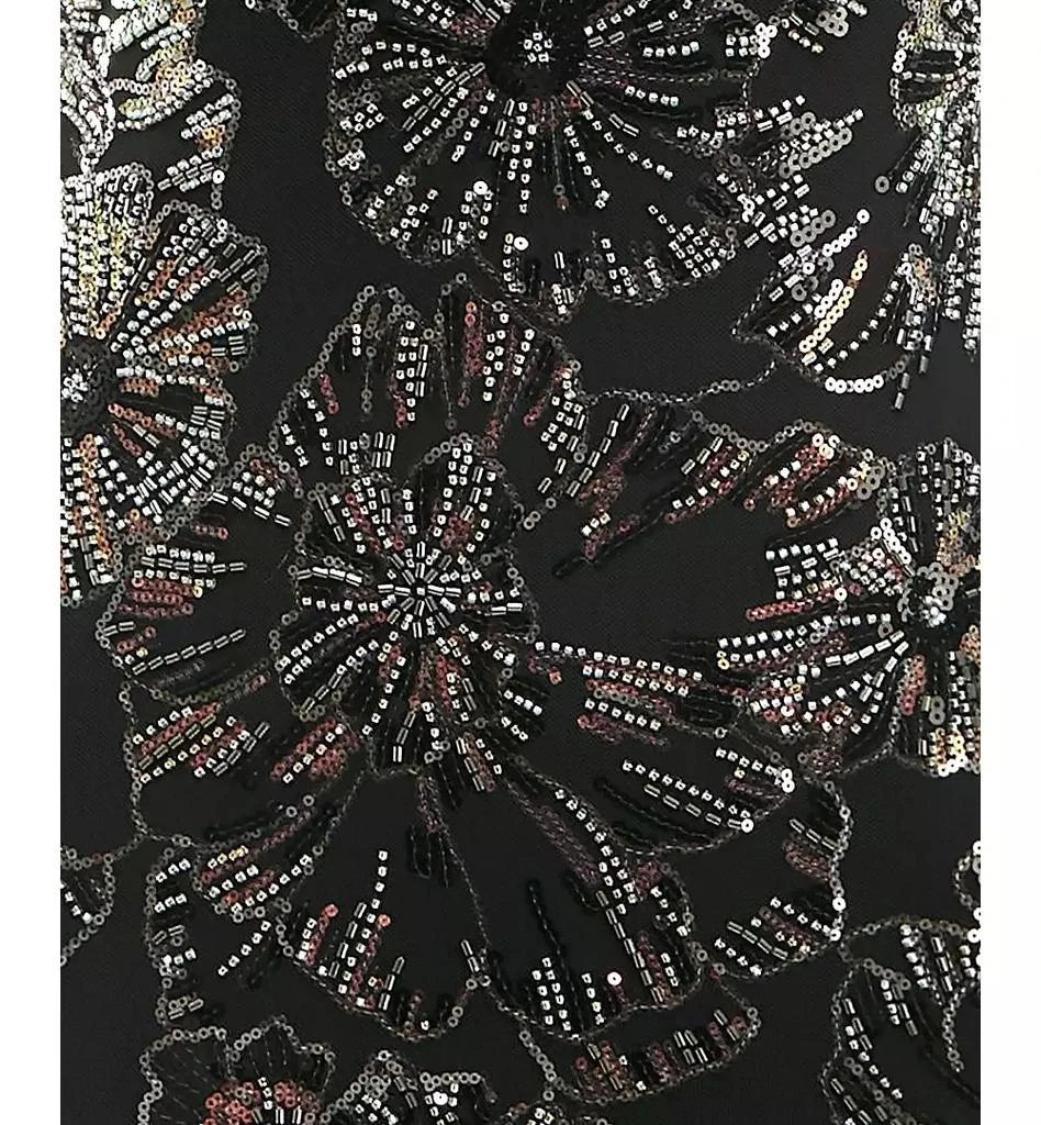 Crystal Doll Juniors' Floral Sequin Sleeveless Bodycon Dress 7