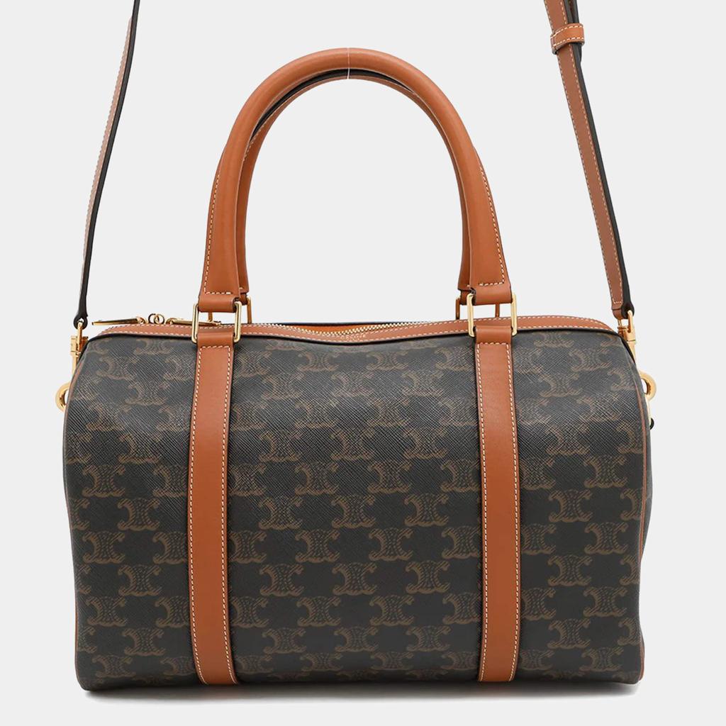 CELINE Cabas Micro Triomphe Canvas & Leather Tote – On Sale